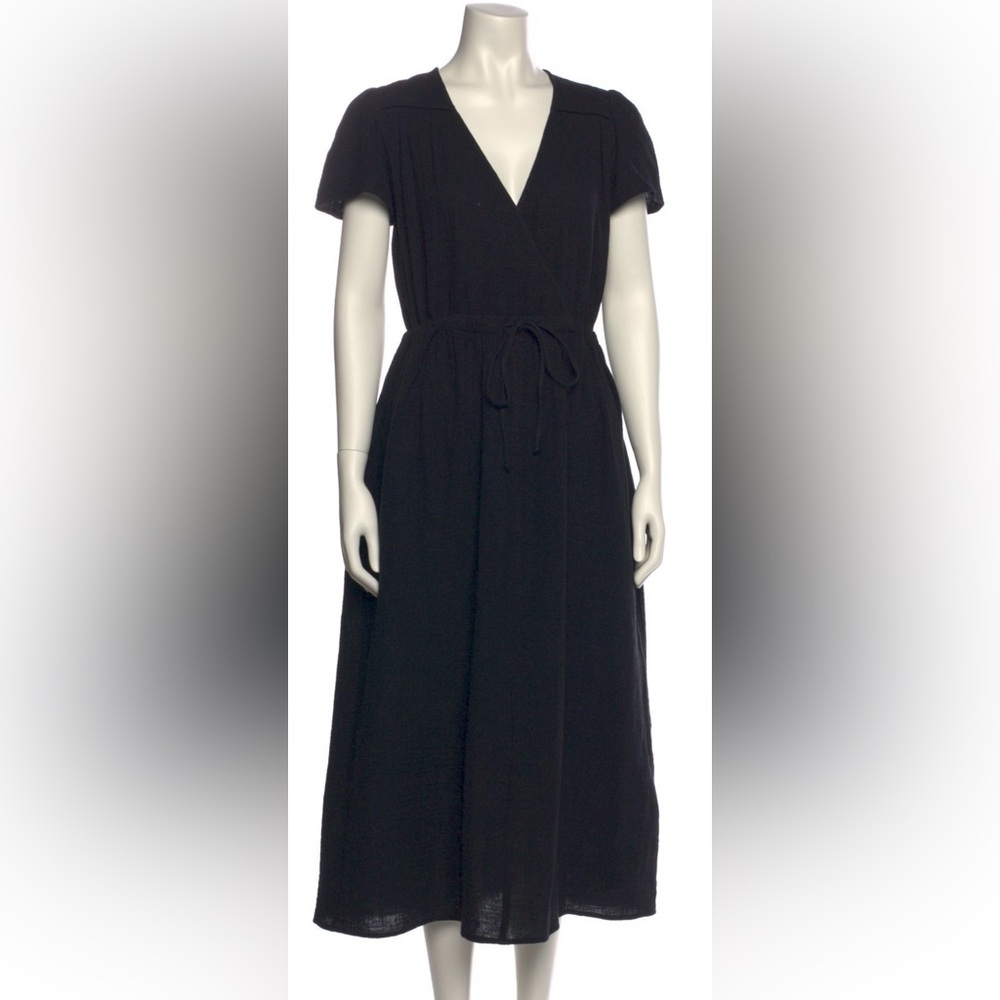 Christy Dawn “Dawn Dress” in Organic Blk Cttn Sz M